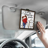 You Are My Missing Piece - Couple Personalized Custom Car Visor Clip - Christmas Gift For Husband Wife, Anniversary