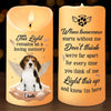 Custom Photo Pets Make Our Lives Whole - Memorial Personalized Custom LED Candle - Sympathy Gift, Christmas Gift For Pet Owners, Pet Lovers