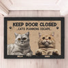 Custom Photo Home Is Where The Pet Stays - Dog & Cat Personalized Custom Home Decor Decorative Mat - Gift For Pet Owners, Pet Lovers