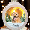 Custom Photo In Loving Memory Of A Loyal Friend - Memorial Personalized Custom Candlelight Lantern Ornament - Sympathy Gift, Christmas Gift For Pet Owners, Pet Lovers