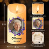Custom Photo You Are Never Gone From My Heart - Memorial Personalized Custom LED Candle - New Arrival, Christmas Gift, Sympathy Gift For Family Members