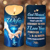 I Love You Forever And Always - Couple Personalized Custom LED Candle - Christmas Gift For Husband Wife, Anniversary
