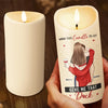 Our Love Is Like A Candle Flame - Couple Personalized Custom LED Candle - Christmas Gift For Husband Wife, Anniversary