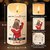 Our Love Is Like A Candle Flame - Couple Personalized Custom LED Candle - Christmas Gift For Husband Wife, Anniversary