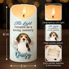 Custom Photo A Pet Is Never Truly Forgotten Until It Is No Longer Remembered - Memorial Personalized Custom LED Candle - Sympathy Gift, Christmas Gift For Pet Owners, Pet Lovers