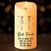 I’m Here For You, No Matter What - Bestie Personalized Custom LED Candle - Christmas Gift For Best Friends, BFF, Sisters