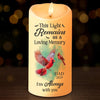 When A Cardinal Appears, Loved Ones Are Near - Memorial Personalized Custom LED Candle - Sympathy Gift, Christmas Gift For Family Members
