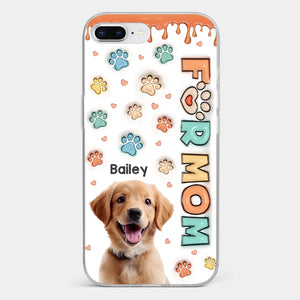 Custom Photo Furry Friends Are The Best Friends - Dog & Cat Personalized Custom 3D Inflated Effect Printed Clear Phone Case - Gift For Pet Owners, Pet Lovers
