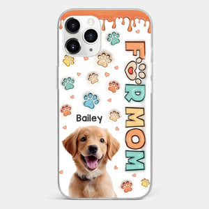 Custom Photo Furry Friends Are The Best Friends - Dog & Cat Personalized Custom 3D Inflated Effect Printed Clear Phone Case - Gift For Pet Owners, Pet Lovers