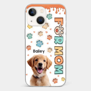 Custom Photo Furry Friends Are The Best Friends - Dog & Cat Personalized Custom 3D Inflated Effect Printed Clear Phone Case - Gift For Pet Owners, Pet Lovers