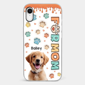 Custom Photo Furry Friends Are The Best Friends - Dog & Cat Personalized Custom 3D Inflated Effect Printed Clear Phone Case - Gift For Pet Owners, Pet Lovers