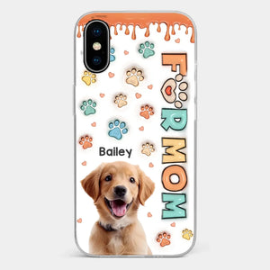 Custom Photo Furry Friends Are The Best Friends - Dog & Cat Personalized Custom 3D Inflated Effect Printed Clear Phone Case - Gift For Pet Owners, Pet Lovers