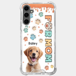 Custom Photo Furry Friends Are The Best Friends - Dog & Cat Personalized Custom 3D Inflated Effect Printed Clear Phone Case - Gift For Pet Owners, Pet Lovers