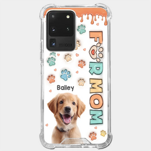 Custom Photo Furry Friends Are The Best Friends - Dog & Cat Personalized Custom 3D Inflated Effect Printed Clear Phone Case - Gift For Pet Owners, Pet Lovers