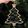 Happy Holidays To My Very Best Bud - Bestie Personalized Custom Ornament - Acrylic Custom Shaped - Christmas Gift For Best Friends, BFF, Sisters