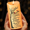 Forever Part Of Our Story - Memorial Personalized Custom LED Candle - Sympathy Gift, Christmas Gift For Family Members