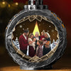 Custom Photo Christmas Keeps Us All Sticking Together - Family Personalized Custom Candlelight Lantern Ornament - Christmas Gift For Family Members