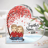 Love Is Love - Couple Personalized Custom Heart Shaped Acrylic Plaque - Christmas Gift For Husband Wife, Anniversary, LGBTQ+