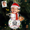 Custom Photo Play Like A Champion - Personalized Custom Ornament - Acrylic Custom Shaped - Christmas Gifts For Players, Team, Boys