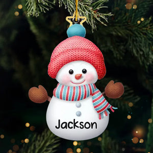 At Christmas Play And Make Good Cheer - Family Personalized Custom Ornament - Acrylic Custom Shaped - Christmas Gift For Family Members