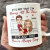 Our Love Is Sweeter Than Candy Canes - Couple Personalized Custom Mug - Christmas Gift For Husband Wife, Anniversary