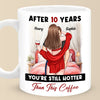 Your Love Is The Light Of My Soul - Couple Personalized Custom Mug - Gift For Husband Wife, Anniversary