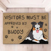 Canine Approval Required For Entry - Dog Personalized Custom Home Decor Decorative Mat - House Warming Gift For Pet Owners, Pet Lovers