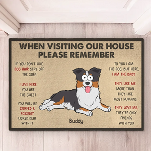 Dogs Make The Best Housemates - Dog Personalized Custom Home Decor Decorative Mat - House Warming Gift For Pet Owners, Pet Lovers