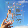 Custom Photo I Am Worthy Of Love And Respect Self-Love Affirmations - Friend Personalized Custom Rectangle Shaped Acrylic Plaque - Gift For Best Friends, Family Members, Coworkers, Yourself