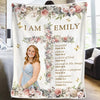 Custom Photo I Am A Child Of God Self-Love - Affirmation Personalized Custom Blanket - Gift For Yourself