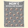 Custom Photo Official Nap Blanket - Dog & Cat Personalized Custom Blanket - Gift For Pet Owners, Pet Lovers