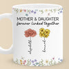You’re The Sunshine That Helps Me Bloom - Family Personalized Custom Mug - Gift For Mom, Daughter