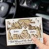 With You, Every Path Feels Like A Forest Of Love - Couple Personalized Custom Car Visor Clip - Gift For Husband Wife, Anniversary