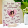 Custom Photo A New Creation Of God Self-Love - Affirmation Personalized Custom Rectangle Shaped Acrylic Plaque - Gift For Yourself