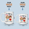 In The Sweetness Of Friendship Let There Be Laughter - Bestie Personalized Custom Mug - Gift For Best Friends, BFF, Sisters