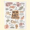 I Love All Parts Of Me - Affirmation Personalized Custom Blanket - Gift For Mom, Family Members, Yourself