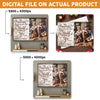 I Love You - Printable Digital File, Digital PNG Download - Custom Photo Couple Personalized Horizontal File - Gift For Husband Wife, Anniversary