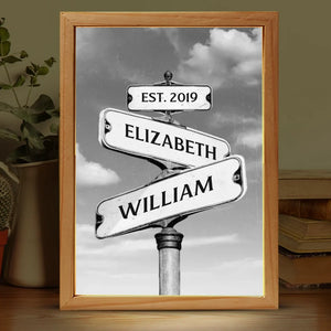 Tu es mon aujourd'hui et tous mes lendemains - Cadre photo personnalisé pour couple - Cadeau pour mari et femme, anniversaire