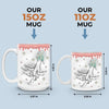 The Love Of A Mother Is Endless, The Wisdom Of A Grandmother Is Timeless - Family Personalized Custom 3D Inflated Effect Printed Mug - Gift For Mom, Grandma