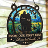 I Love You With All Of Me - Couple Personalized Window Hanging Suncatcher - Gift For Husband Wife, Anniversary