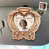 Custom Photo Not A Day Goes By That You Are Not Missed - Memorial Personalized Custom Car Visor Clip - Sympathy Gift For Family Members