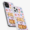 I Love My Pets - Dog & Cat Personalized Custom 3D Inflated Effect Printed Clear Phone Case - Gift For Pet Owners, Pet Lovers