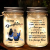 Mother And Daughter, Linked For Life - Family Personalized Custom Mason Jar Light - Gift For Mom, Daughter