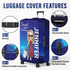 Travel Far Enough, You Meet Yourself - Travel Personalized Custom Luggage Cover - Summer Vacation Gift, Gift For Adventure Travel Lovers