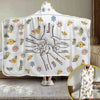 Love Makes A Family Complete - Family Personalized Custom 3D Inflated Effect Printed Snuggle Blanket, Hoodie Blanket - Gift For Family Members