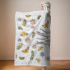 Love Makes A Family Complete - Family Personalized Custom 3D Inflated Effect Printed Snuggle Blanket, Hoodie Blanket - Gift For Family Members