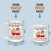So Many Of My Smiles Begin With You - Couple Personalized Custom Mug - Gift For Husband Wife, Anniversary