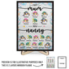 You Are In Our Hearts Forever - Family Personalized Custom 2-Layered Wooden Plaque With Stand - Gift For Mom, Grandma