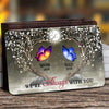 Like A Butterfly, They Lived Briefly But Beautifully - Memorial Personalized Custom Aluminum Wallet Card - Sympathy Gift For Family Members