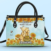 Love Being Called Granny - Family Personalized Custom Leather Handbag - Gift For Mom, Grandma